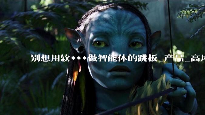 别想用软***做智能体的跳板_产品_高风险_互动