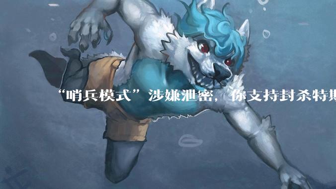 “哨兵模式”涉嫌泄密，你支持封杀特斯拉吗？